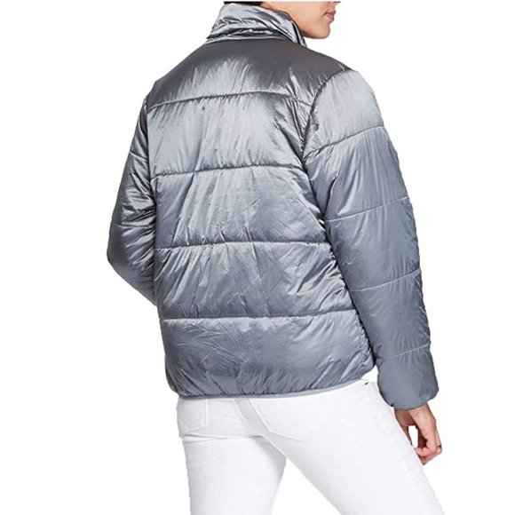 Universal Thread Jackets & Coats Nwt Universal Thread Womens Jacket Puffy Silver Poshmark